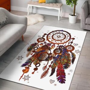 Dreamcatcher Native American Pride Area Rug Carpet