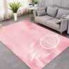 Dreamcatcher Pink Living Room Rug