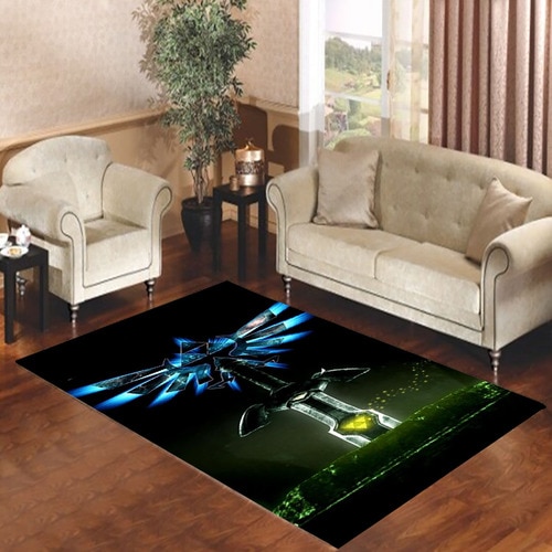 Eagle Triforce Black Legend of Zelda Living room carpet rugs