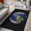 Earth from Space Area Rug Carpet Carpets