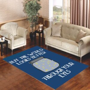 Ed Sheeran Firefly Lyric Living room carpet rugs
