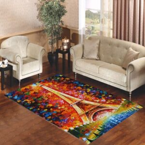 Eifel Tower Van Gogh Living room carpet rugs