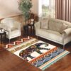 Elephant Aztec Living room carpet rugs