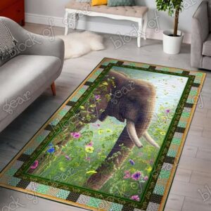 Elephant Living Room Rug Carpet
