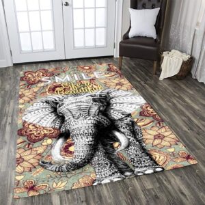Elephant Mandala TDT Rug Carpet