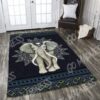 Elephant Mandala Rug Carpet