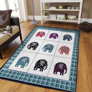 Elephant Rug Carpet