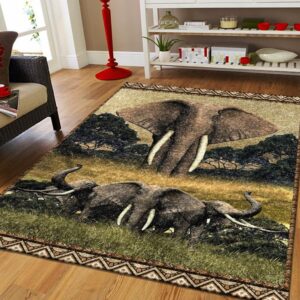 Elephant Rug Carpet