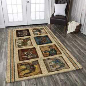 Elephants Rug Carpet