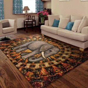 Elephants Rug Carpet
