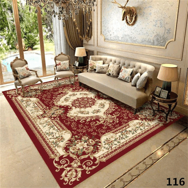 European Style Floral Rug Carpet