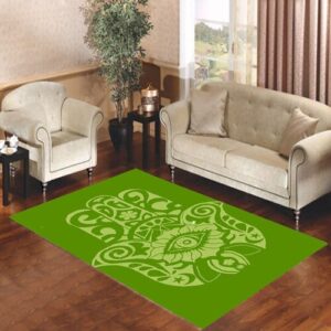 Evil eye hamsa 2 Living room carpet rugs