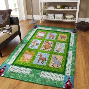 Farm Animal Rug Carpet