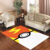 Fast Ball Pikachu Living room carpet rugs