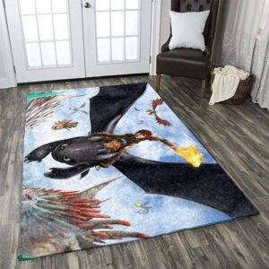 Felacia Cartoon Movie How To Train Dragon Area Rug Carpet