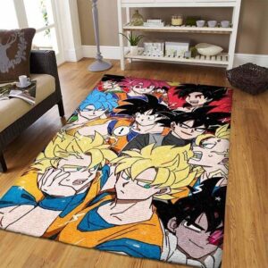 Felacia Dragon Ball Area Luxury Rugs Son Goku Rug Carpet