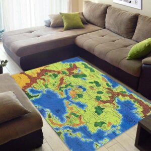Felacia Dungeons & Dragons Greyhawk Maps Area Luxury Rug Carpets