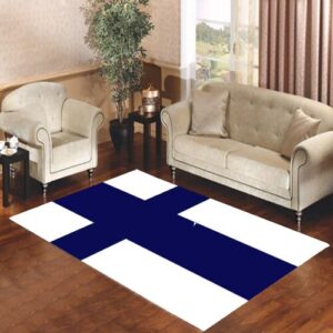 Finland Flag Living room carpet rugs
