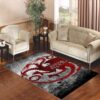 Fire And Blood Living room carpet rugs