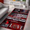 Firefighter Living Room Rug Carpet