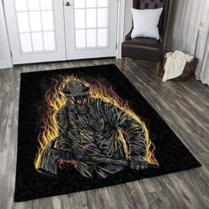 Firefighter Treat You Better Rug Carpet
