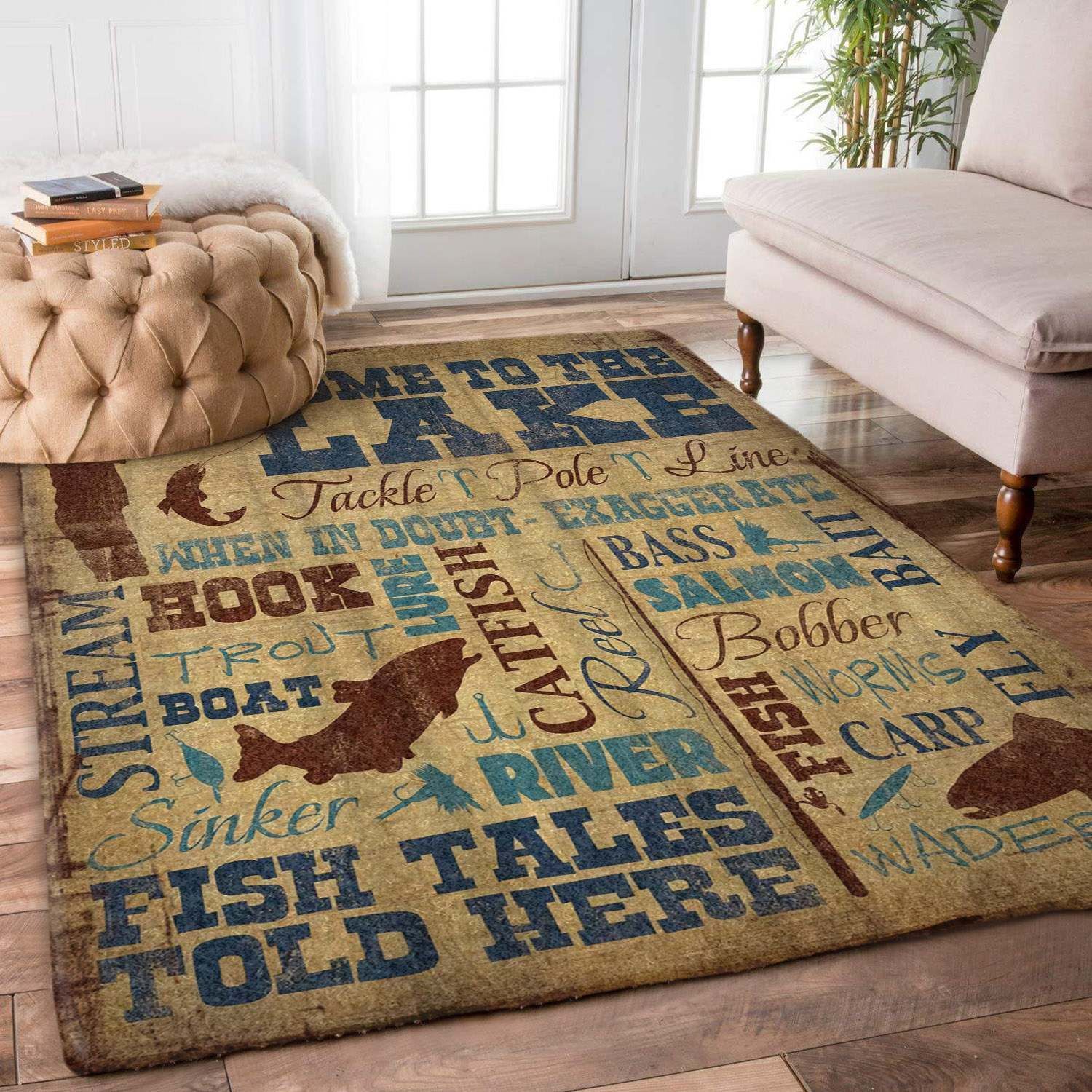 Fishing Rug Carpet - Travels in Translation