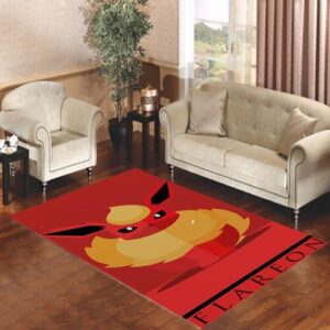Flareon Pokemon Go Living room carpet rugs