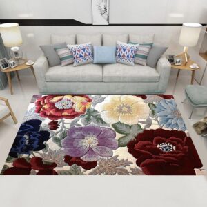 Floral Pattern Rug Carpet