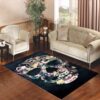 Floral Skeleton 3 Living room carpet rugs