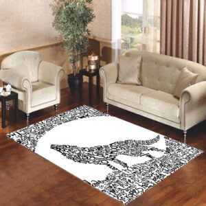 Florence and The Machine Wolf Living room carpet rugs