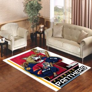 Florida Panthers mascot Logo Living room carpet rugs