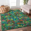 Flower Animals Rug Carpet