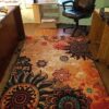 Flower Hippie Rectangle Rug Carpet
