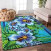 Flower Honey Bee Rug Carpet
