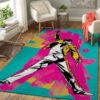 Freddie Mercury Area Rug / Music Rug Carpet