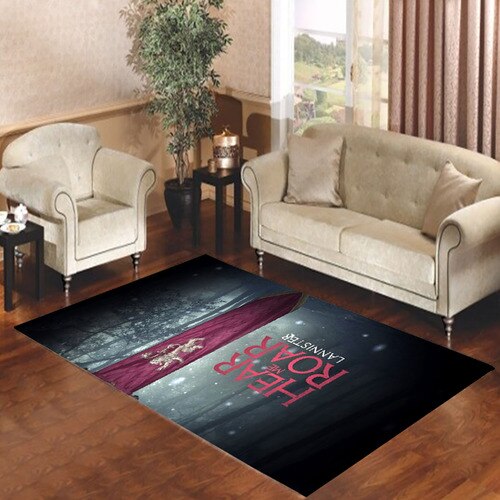 GAME OF THRONES HOUSE LANNISTER FLAG Living room carpet rugs