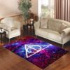 Galaxy Nebula Deathly Hallows Living room carpet rugs