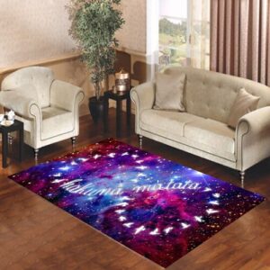 Galaxy Nebula Infinity Hakuna Matata Living room carpet rugs