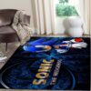 Game Lovers - Sonic the Hedgehog Area Rug - Gaming Rug Carpet