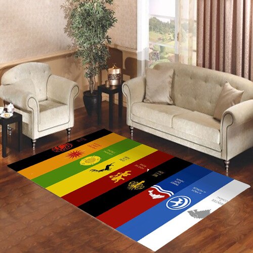 Game Of Thrones All Family Living room carpet rugs