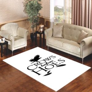 Game Of Thrones Crows Before Hoes Living room carpet rugs