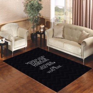 Game Of Thrones Quote Living room carpet rugs
