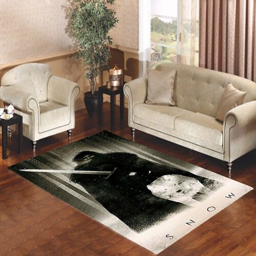 Game Of Thrones Snow The Wolf Living room carpet rugs