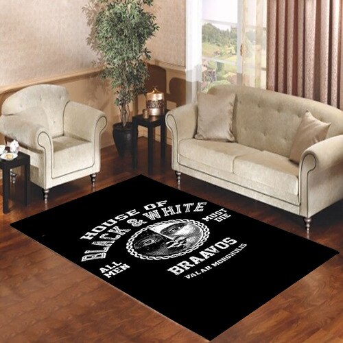 Game of Thrones House of Black and White Living room carpet rugs