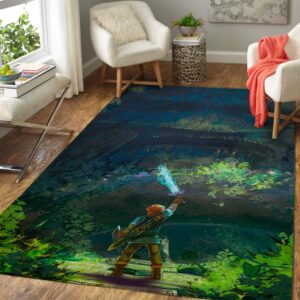 Gaming Decor For Fans The Legend of Zelda Area Rug - Link / Gaming FV39339 Rug Carpet