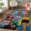 Gaming Home Decor Minecraft Area Rug Carpet