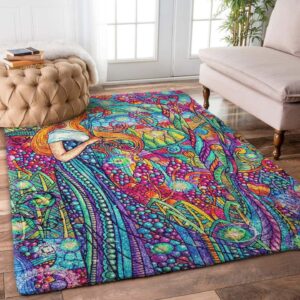 Garden Girl Rug Carpet