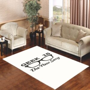 Geek is the New Sexy Living room carpet rugs