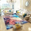 Geometric Art 3d Abstract Nordic Carpet