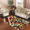 Geometric Flavors Living room carpet rugs